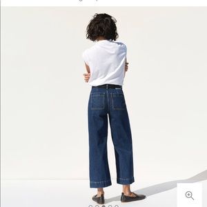 Everlane the edition 02 wide leg crop jeans